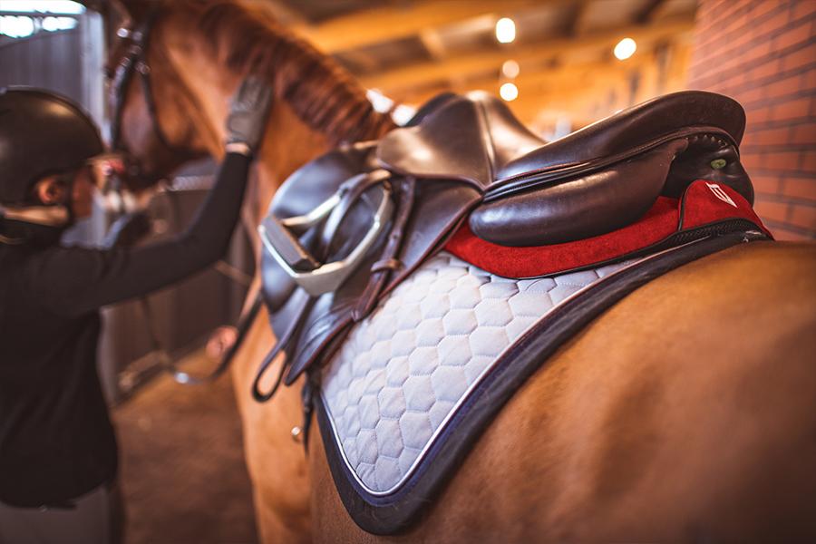 Sattelpad Springen Slim 10mm