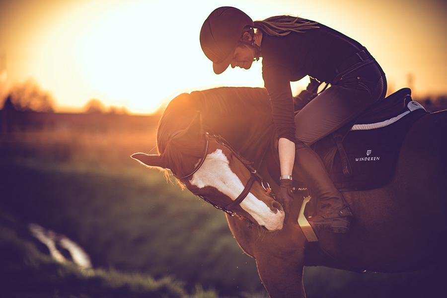 Sattelpad Springen Slim 10mm