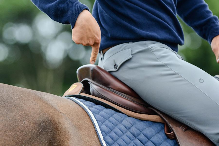 Sattelpad Springen Slim 10mm