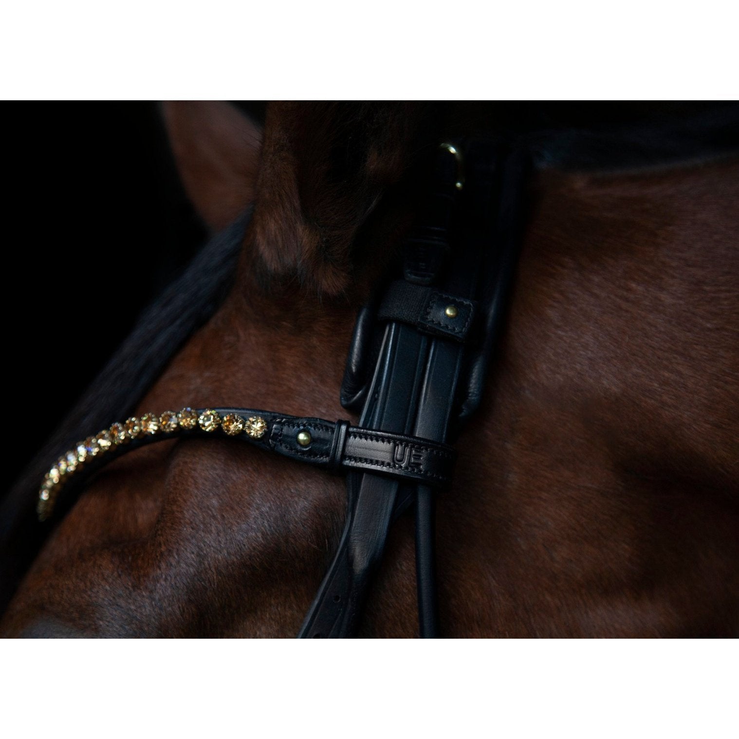 Stirnriemen Elegant Gold