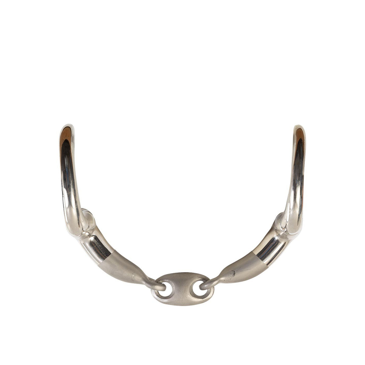 BR doppelt gebrochene Olivenkopftrense Satin Sense 14mm