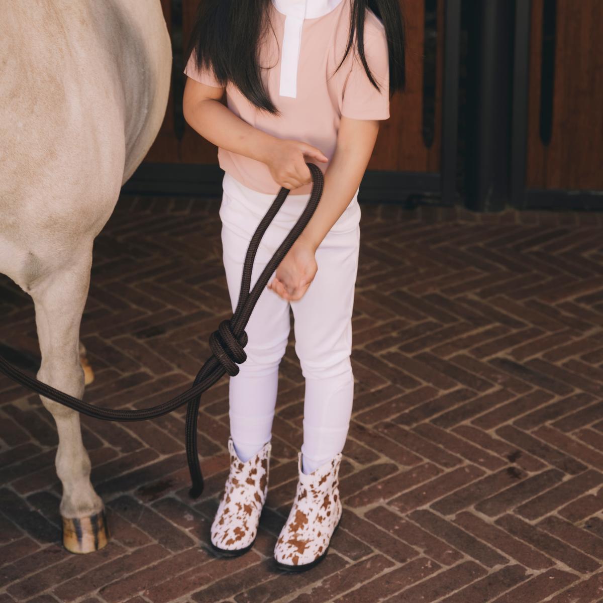 Mädchen Reit Leggings Grip