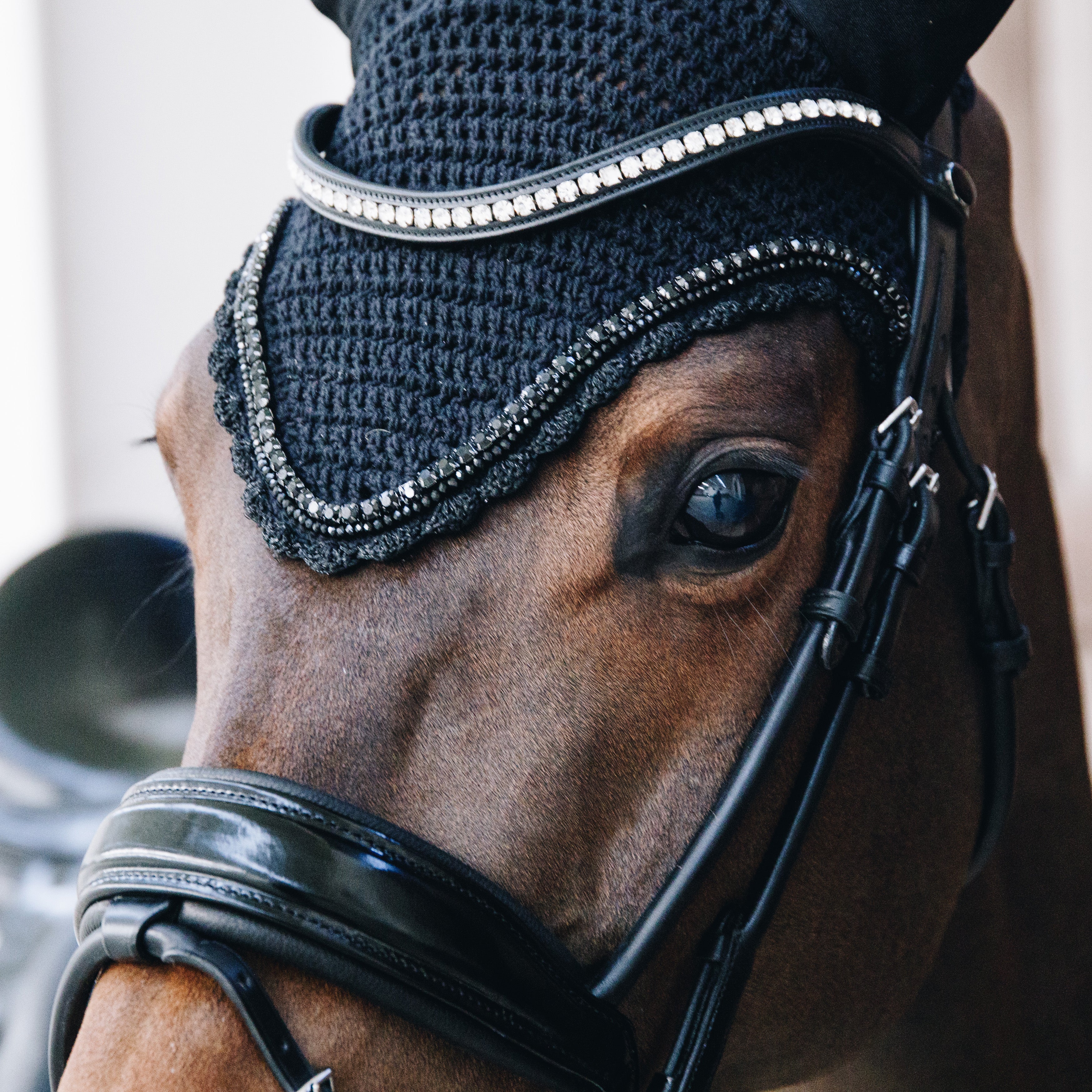 Fliegenhaube Lang Stein Pearl Geräuschlos