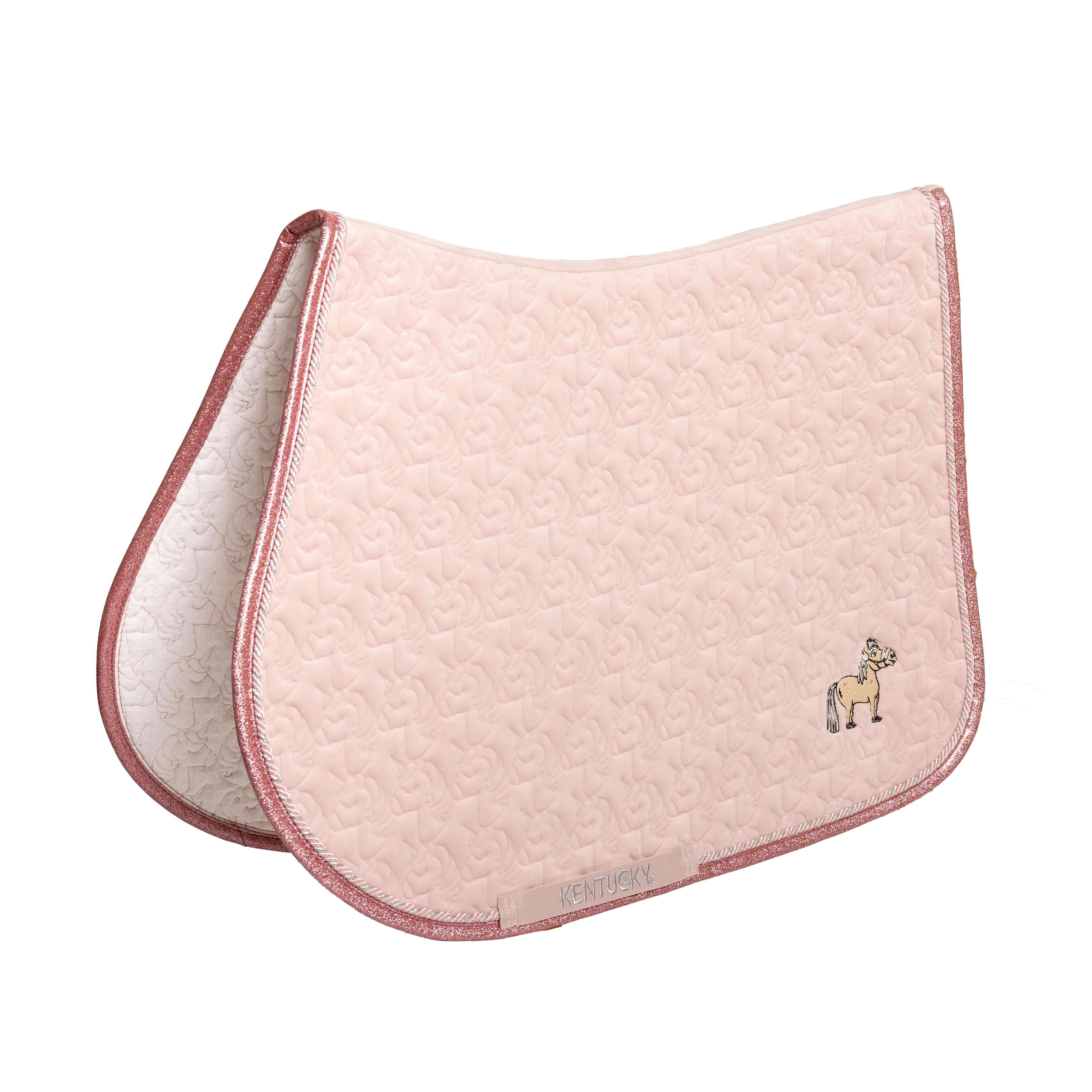 Sattelpad Kopf Glitzer