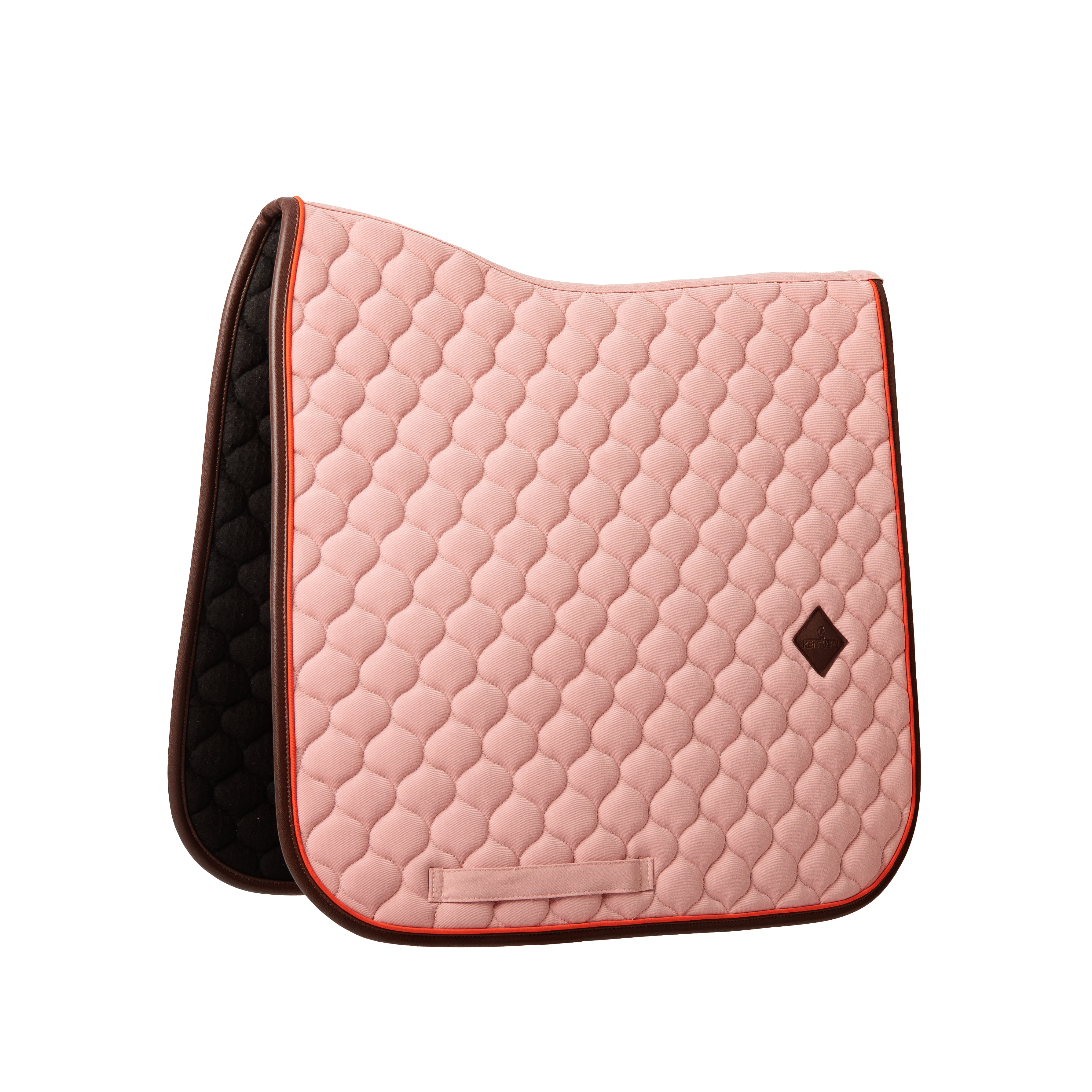 Sattelpad Onion Steppung Leder Neon