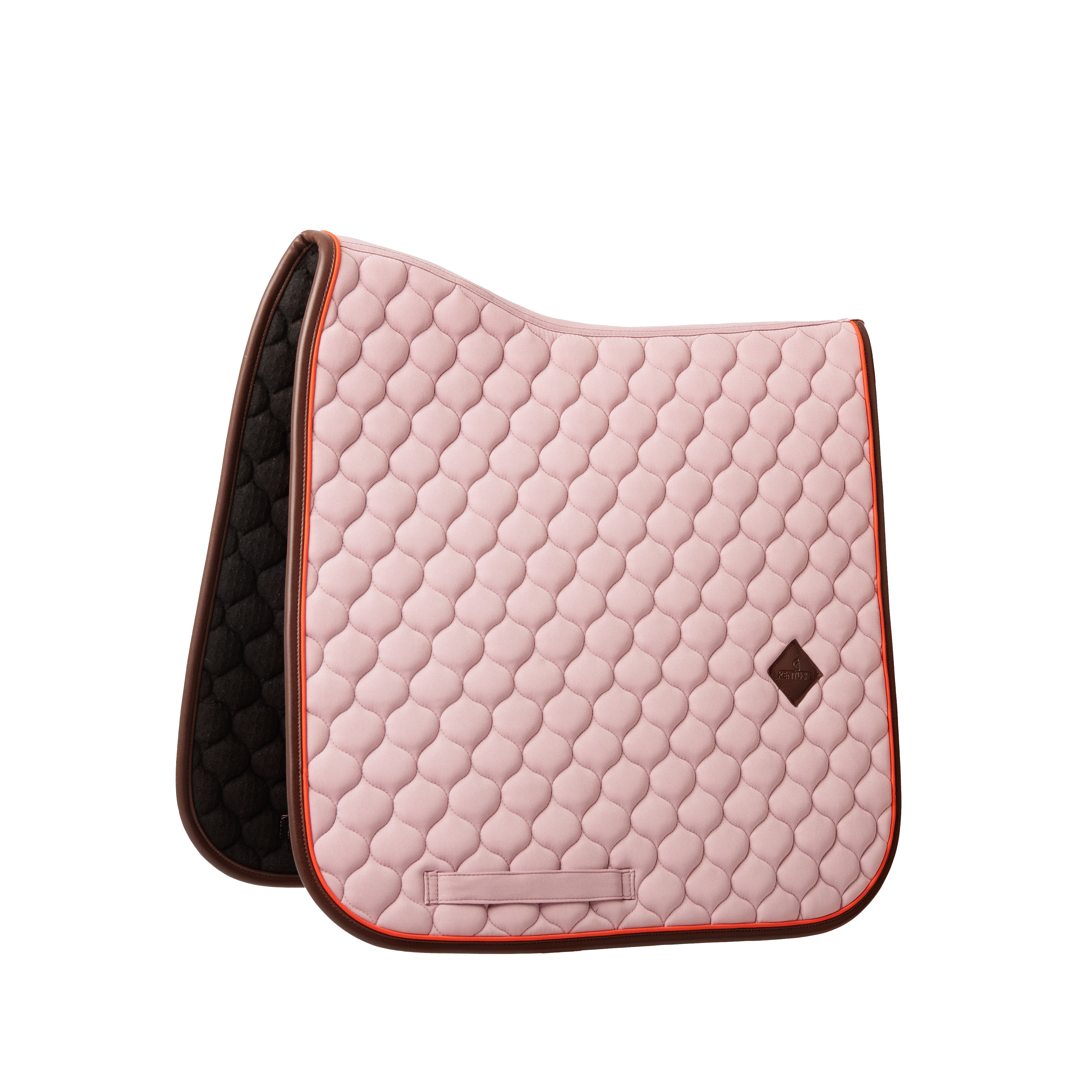 Sattelpad Onion Steppung Leder Neon