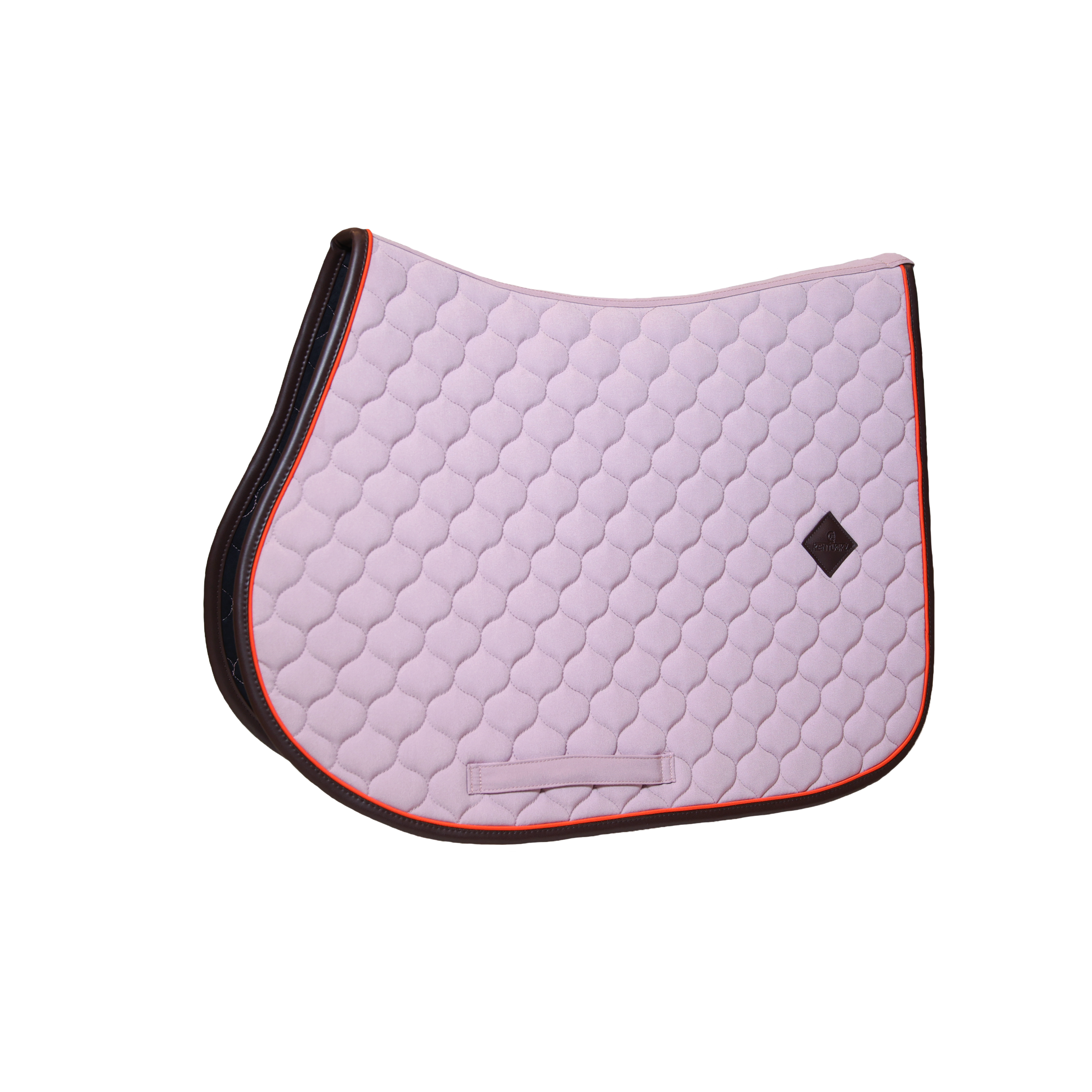 Sattelpad Onion Steppung Leder Neon