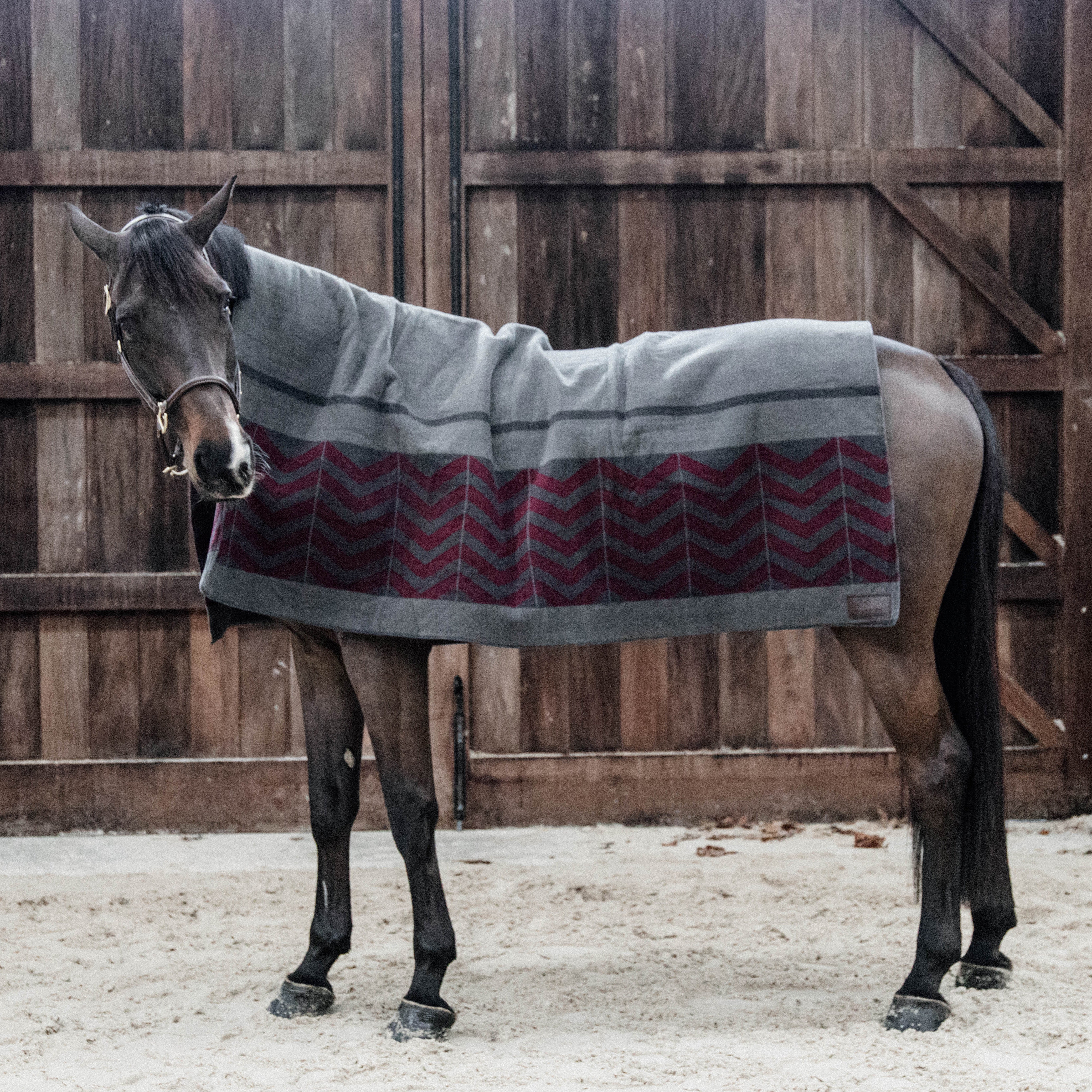 Schwer Fleece Decke Square Fishbone   210x200cm