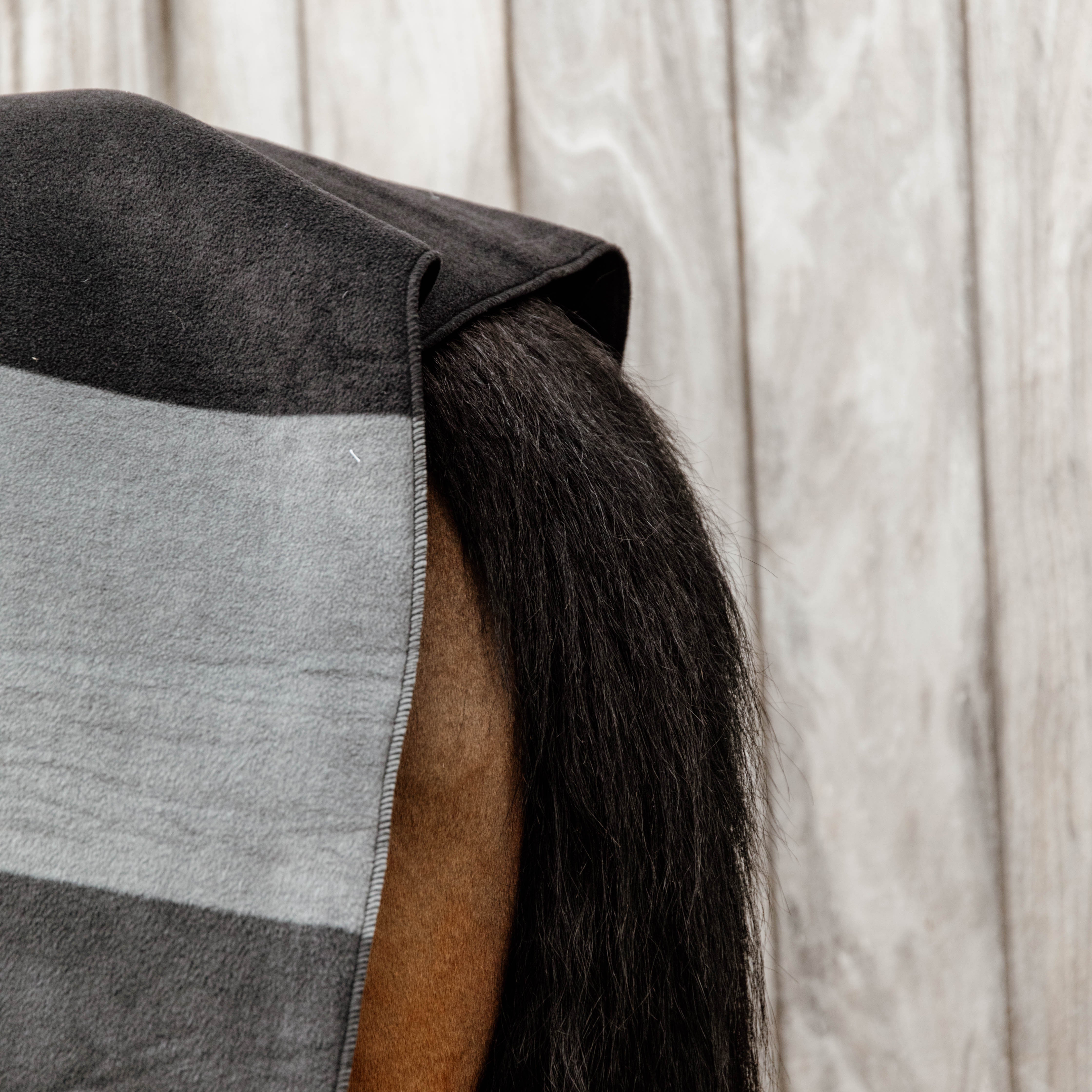 Schwer Fleece Decke Square Stripes   210x200cm