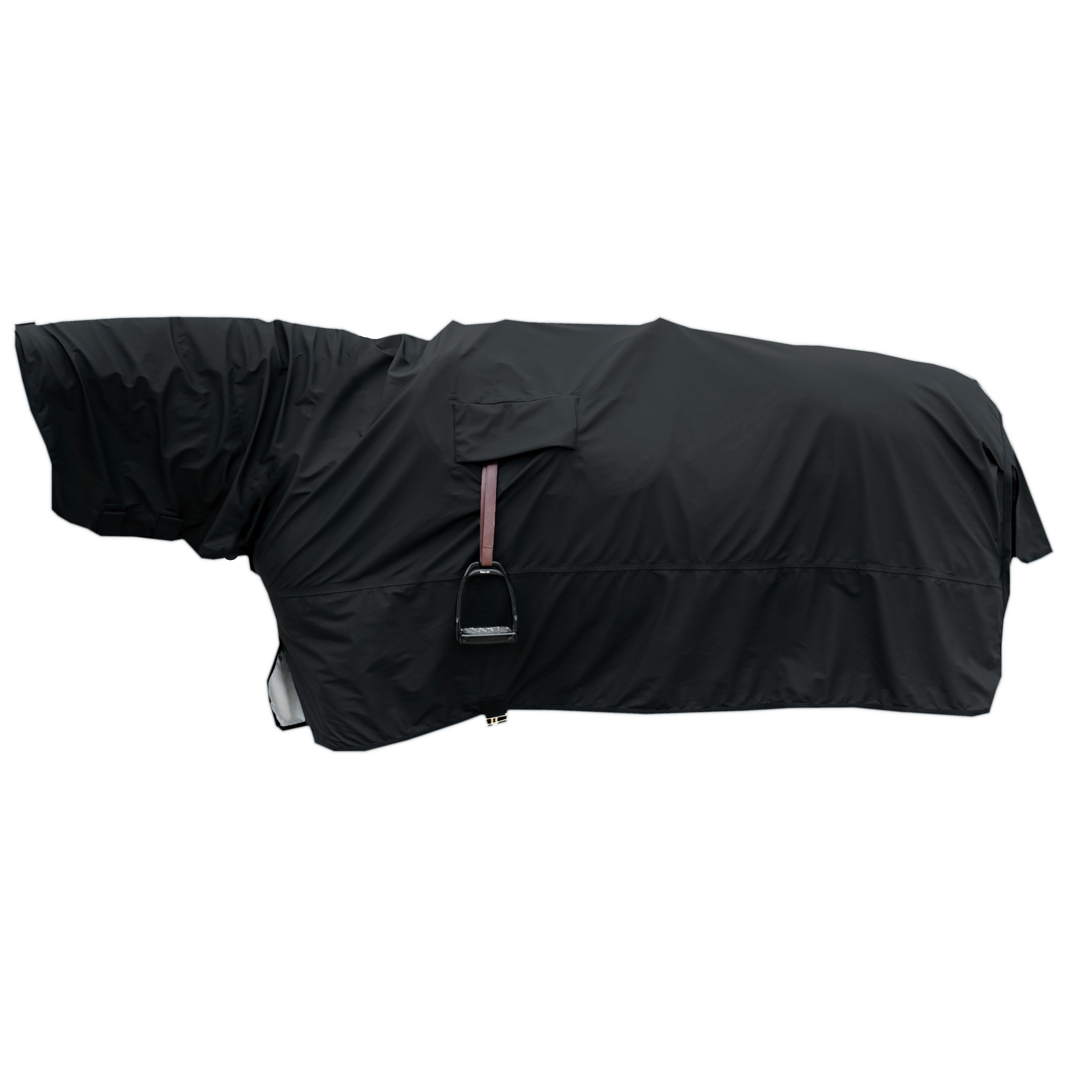 Pferd Raincoat Hurricane Stirrup Holes M