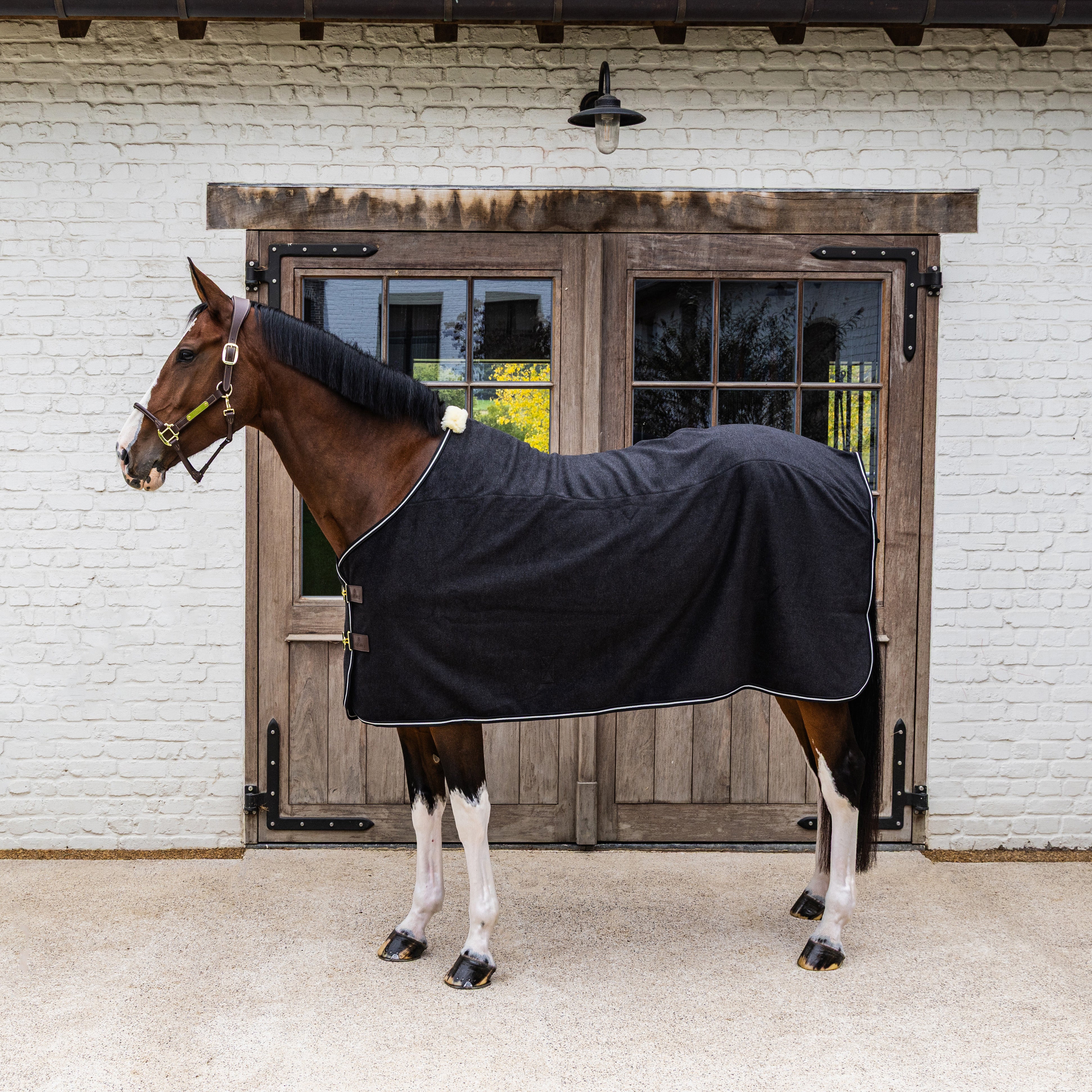 Fleece Decke Schwer Melange