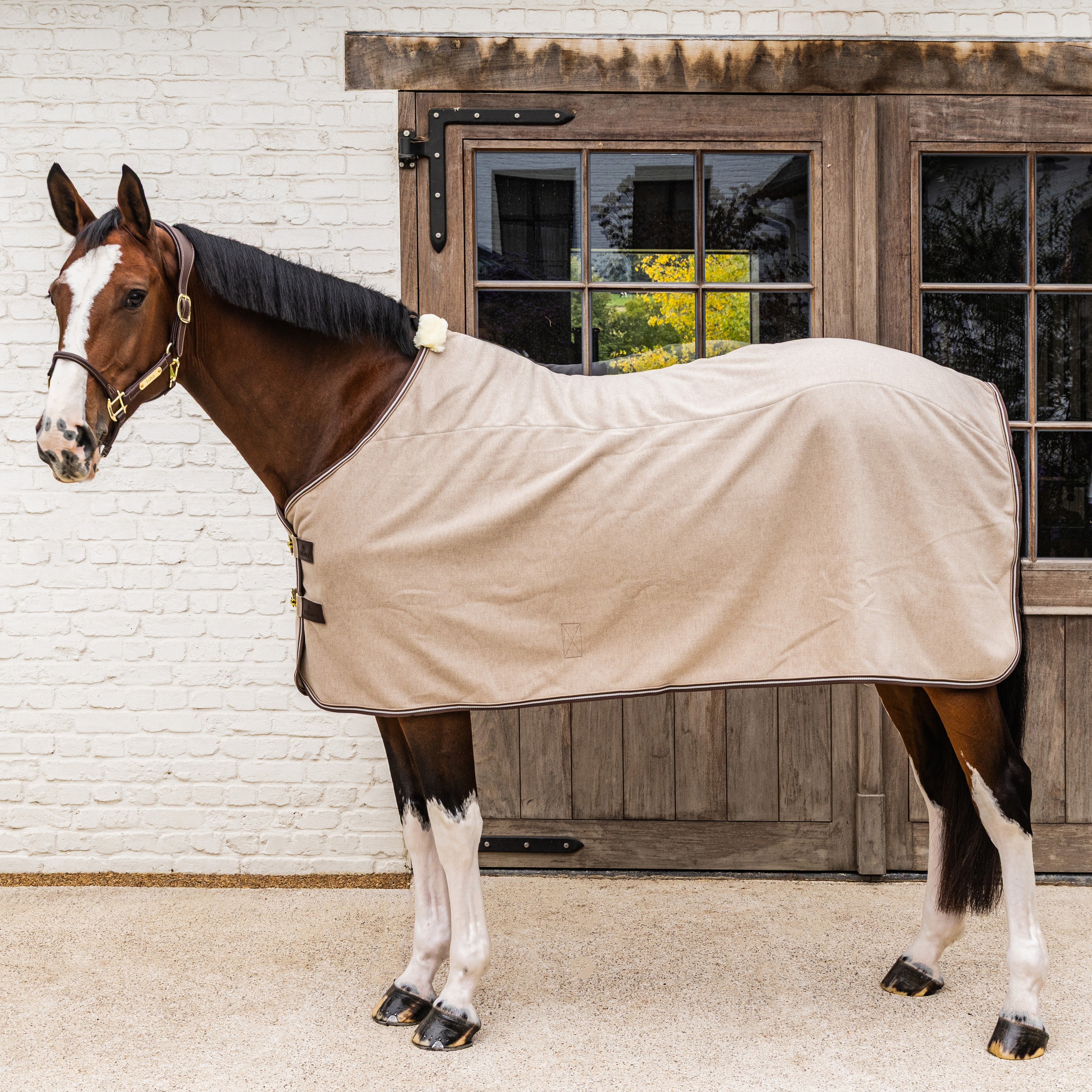 Fleece Decke Schwer Melange