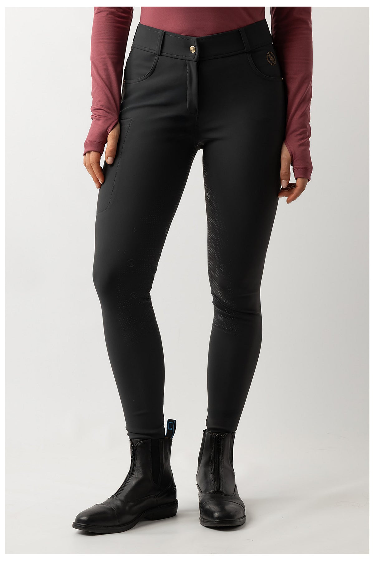 BR Reithose Lendsey Damen Silikonbesatz