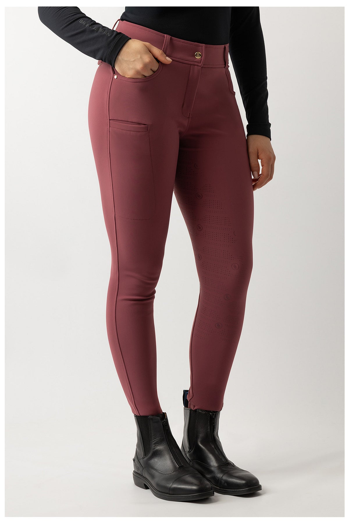 BR Reithose Lendsey Damen Silikonbesatz