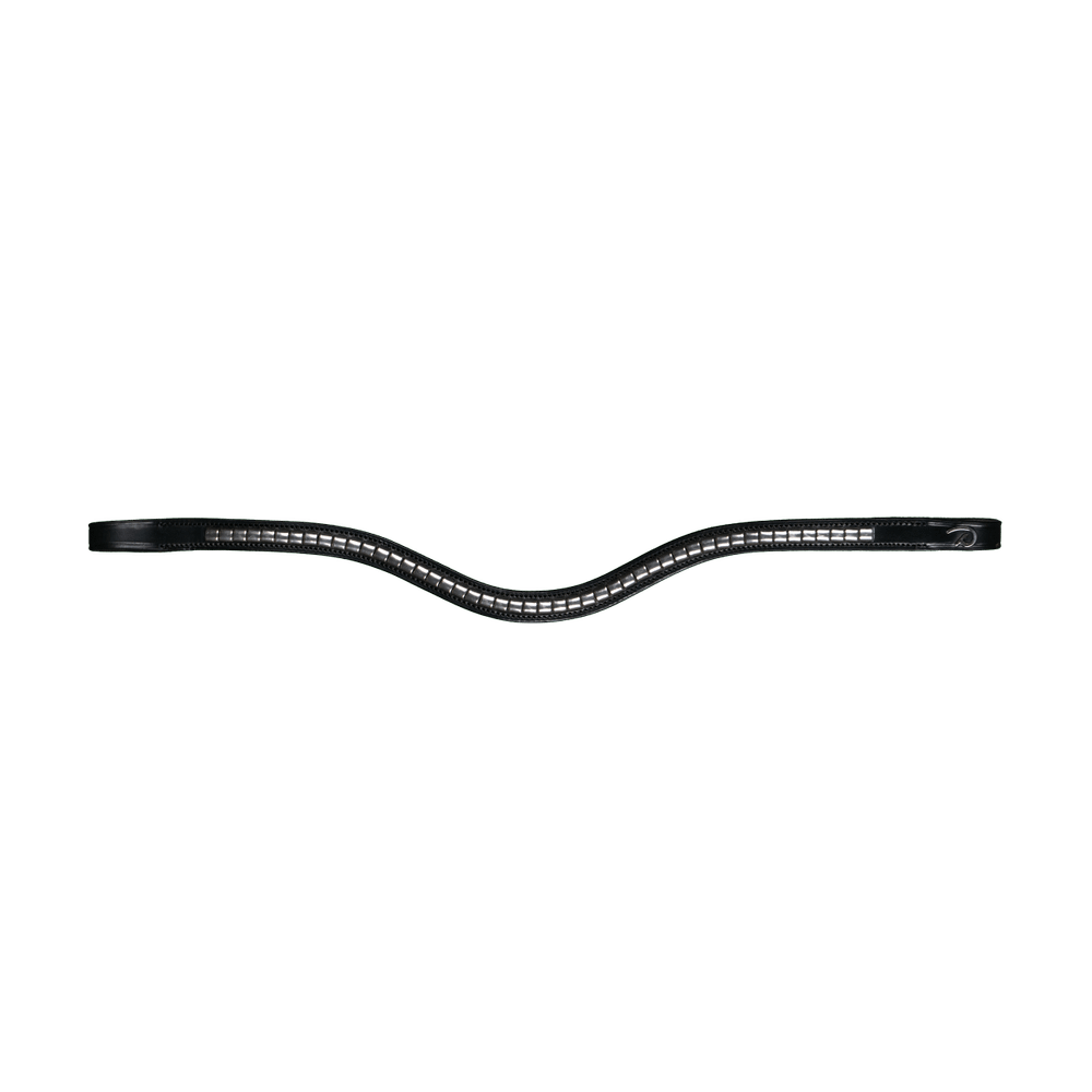 Stirnriemen in V - Form mit Silberbeschlägen