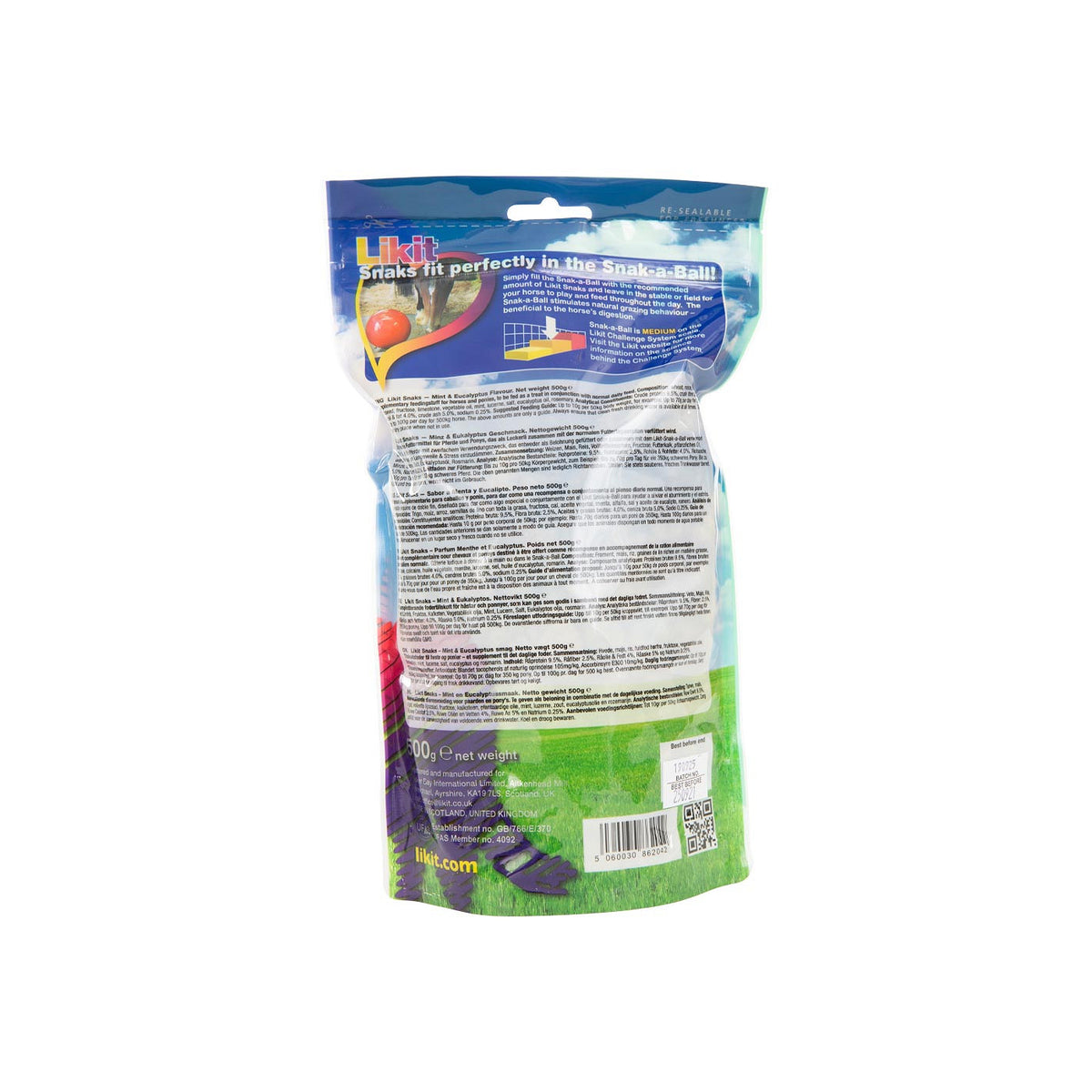 Likit Snaks Minze/Eukalyptus 500 g VE10
