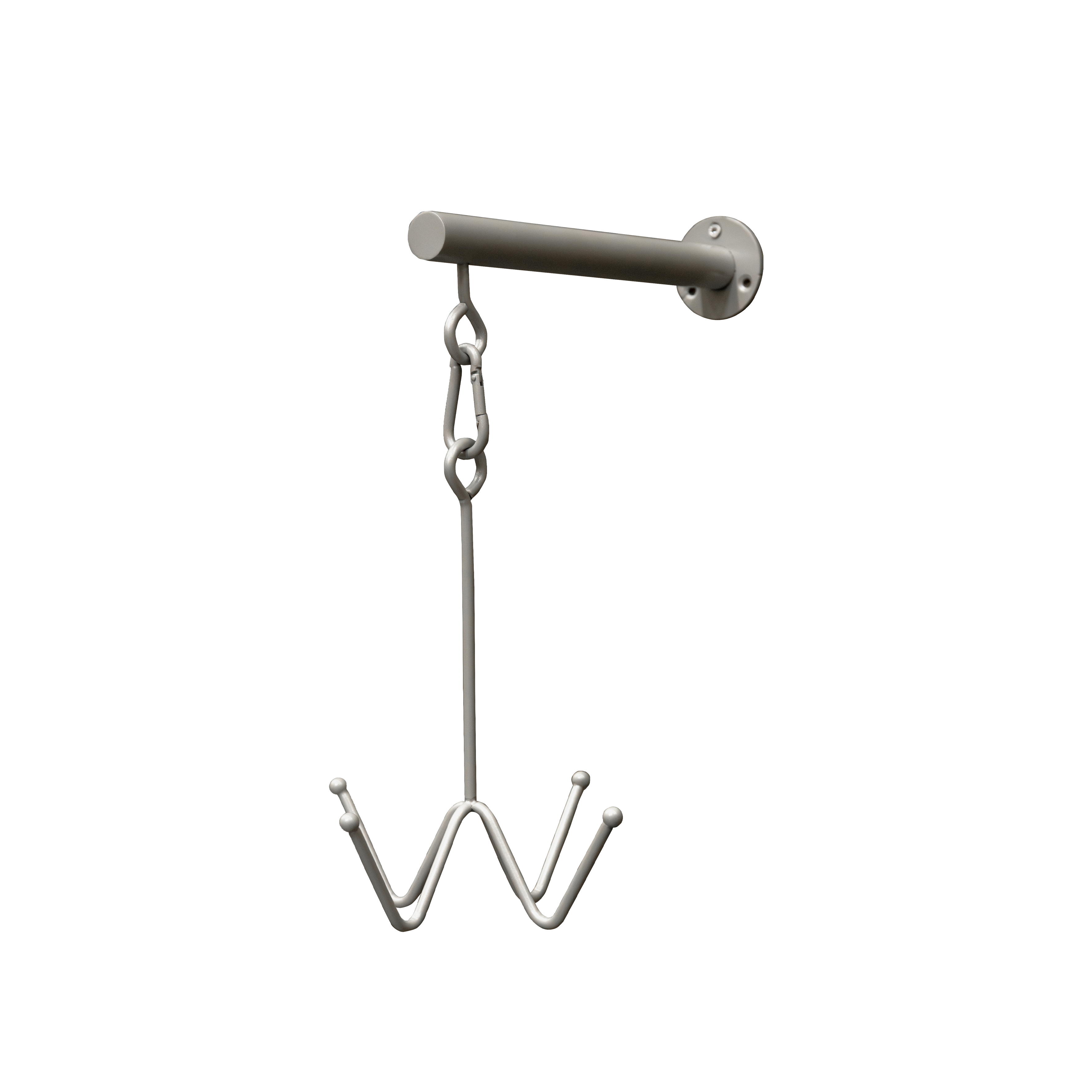 Trensenhalterung mit 4 Haken für die Wandbefestigung