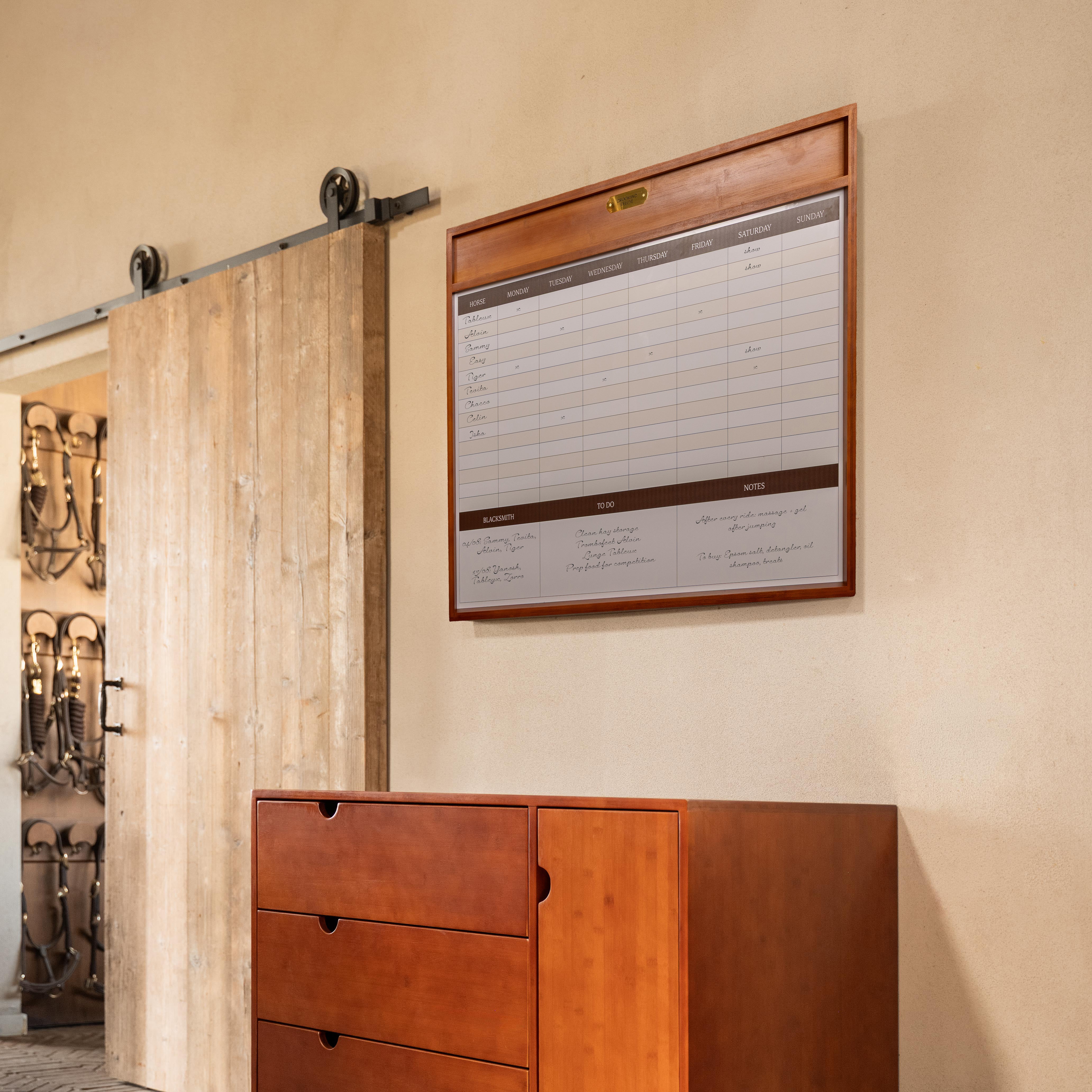 Stall Planner Magnetic Frame 100x84cm