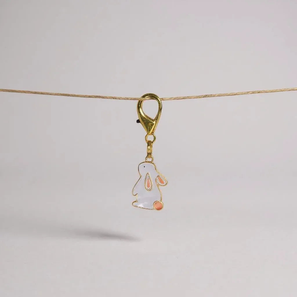 SNOW BUNNY Charm