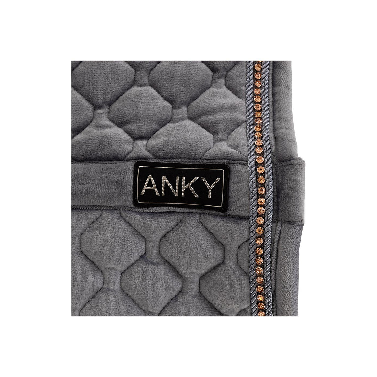 ANKY® Dressurschabracke Samt mit Strasssteinen XB23002
