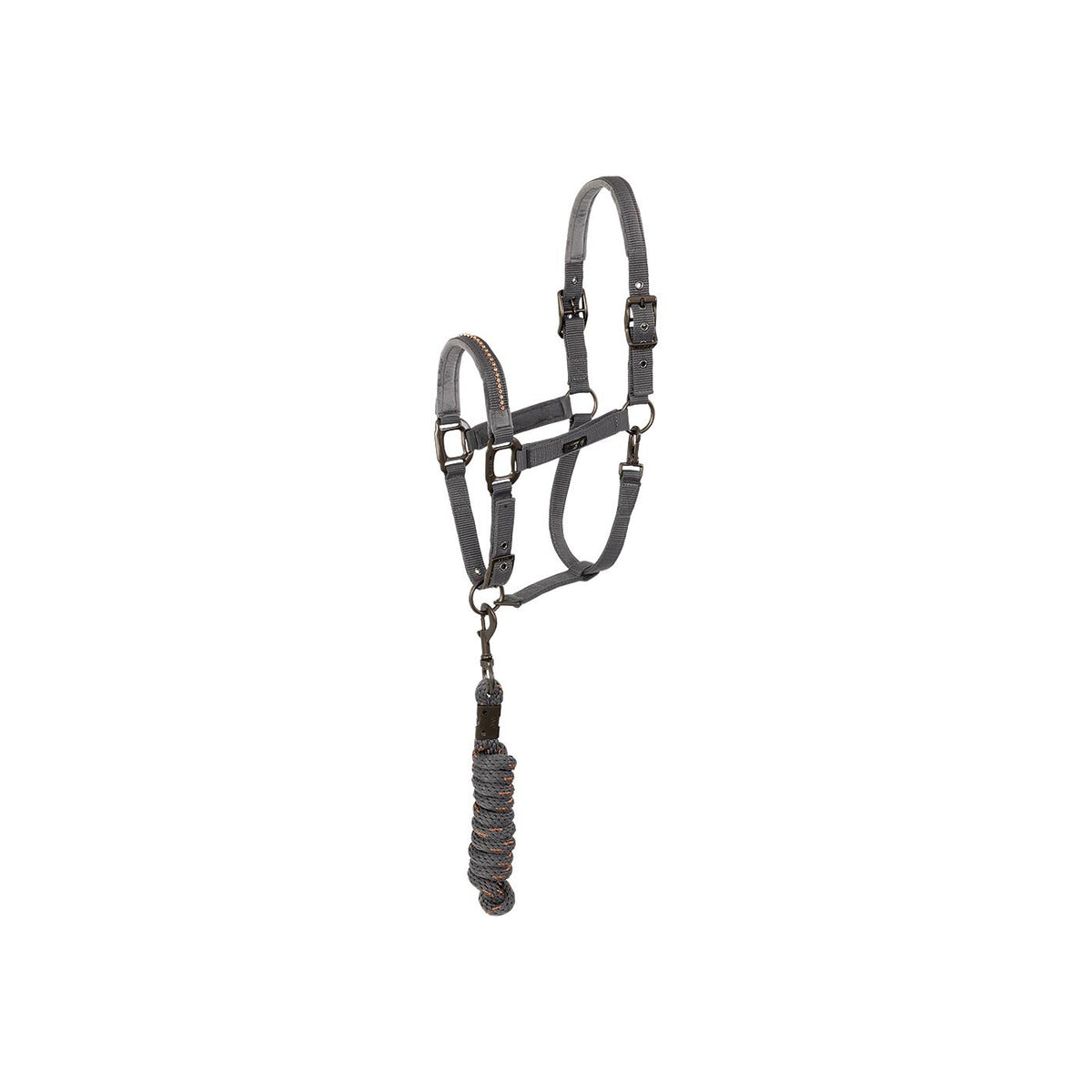 ANKY® Halfter & Führstrick mit Strasssteinen ATH23001