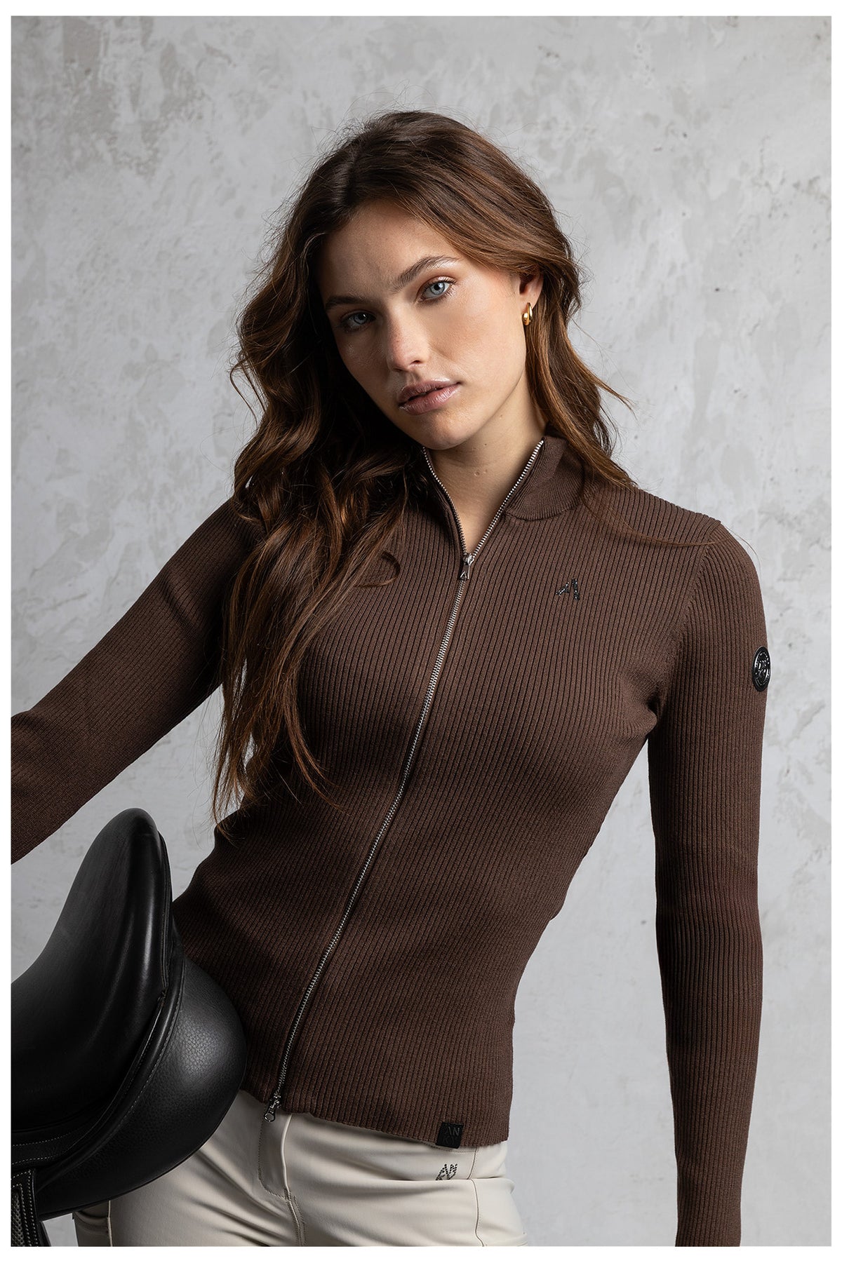 ANKY® Slim Fit Zip Cardigan ATC262304