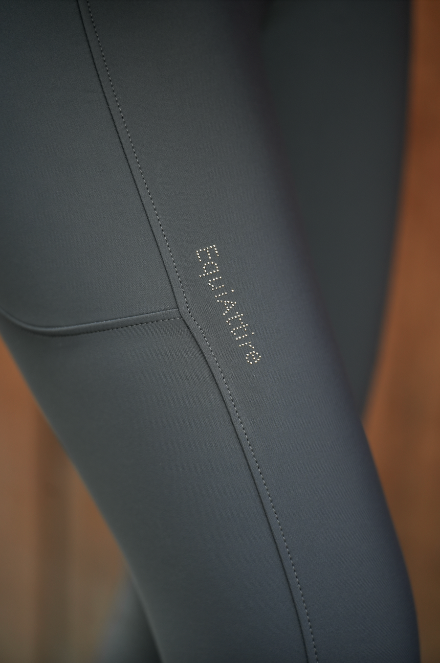 All-inclusive Reitleggings - anthrazit – Bund und Passform