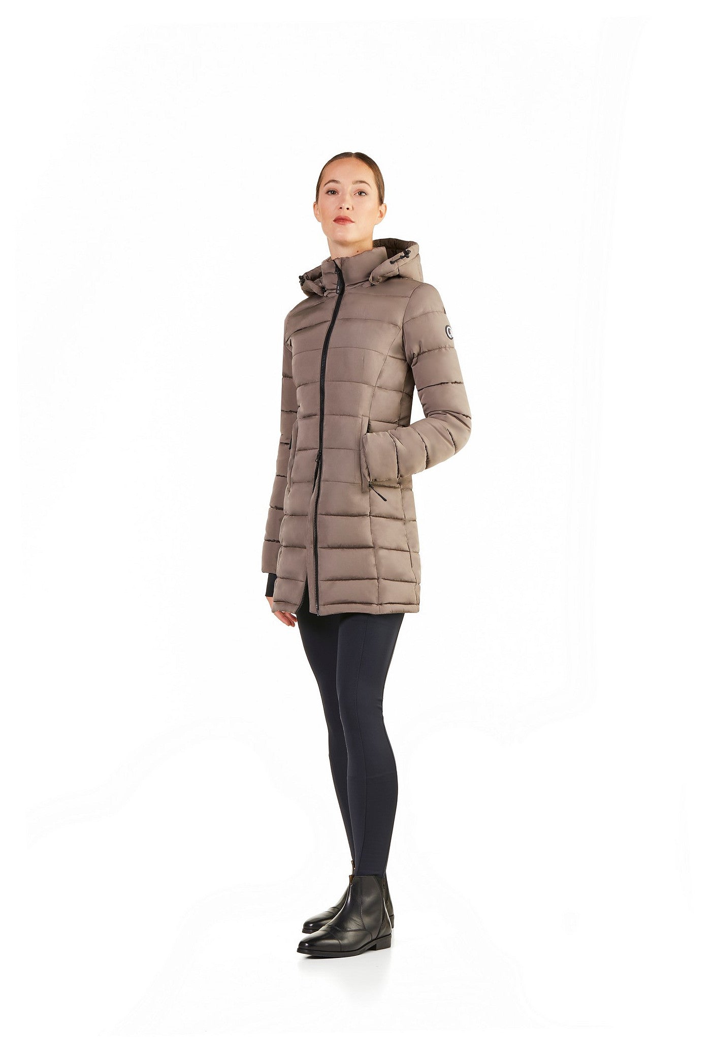 Parka Era Padded long jacket w Detachable Hood