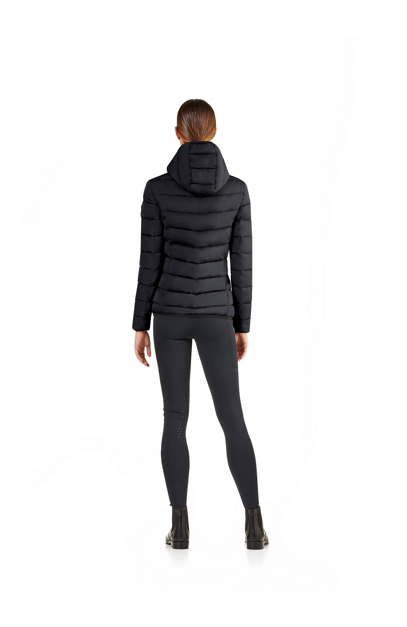 Short Padded Jacket Febe with Hood