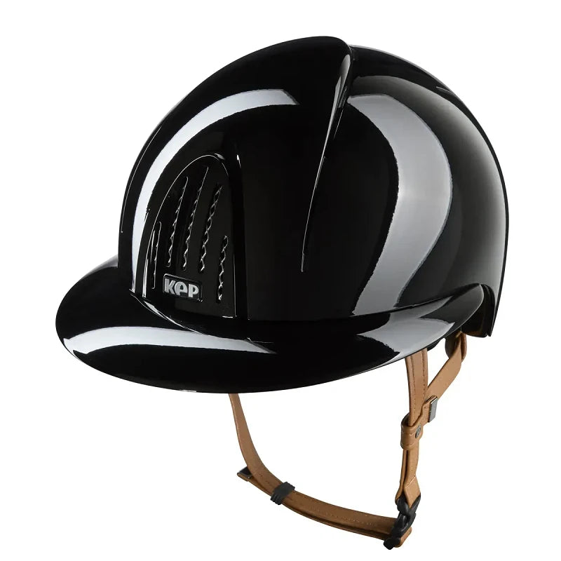 KEP Nova Reithelm Metal polish Riemen Beige Polovisier
